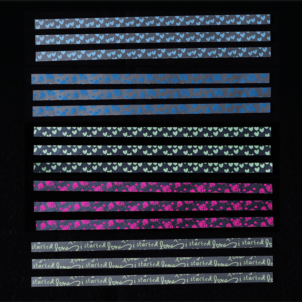 Bộ 30 Giấy Xếp Sao Phát Sáng Màu Ngẫu Nhiên