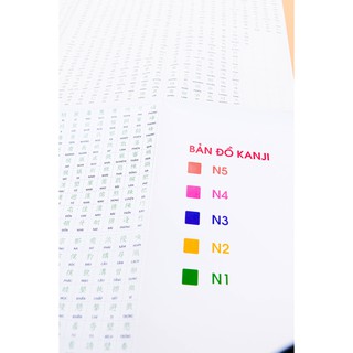 Sách Tiếng Nhật - Bản Đồ Kanji (2500 Kanji Từ N5 Đến N1)