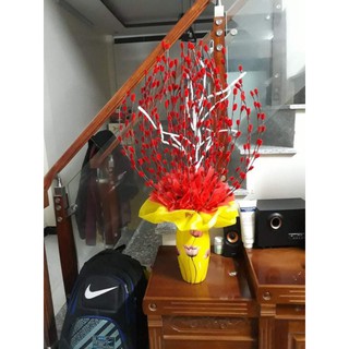 🌼 Bó 10 cành nụ tầm xuân handmade