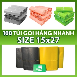 Túi gói hàng niêm phong tự dính size 15x27 có sẵn lớp dán tiện lợi