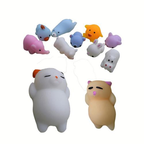 Đồ chơi mềm dẻo kiểu động vật giúp giảm căng thẳng tiện lợi