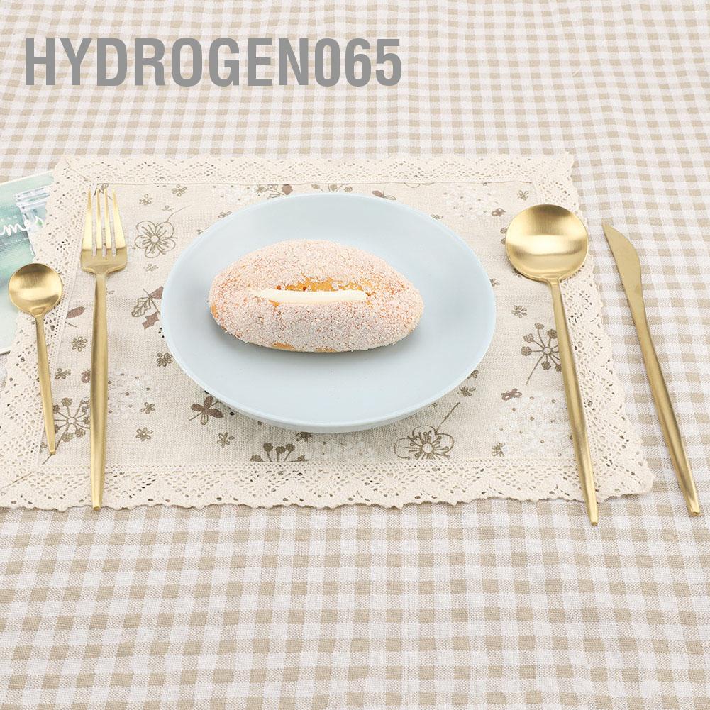 Hydrogen065 304 Stainless Steel Spoon Fork Titanium Plating Tableware Western Cutlery