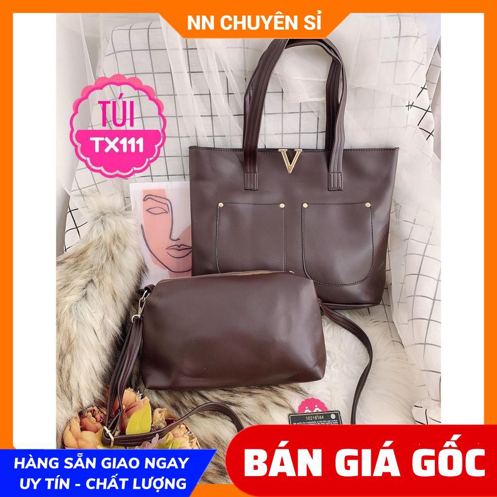 SET TÚI CHỮ V MỀM 2 TÚI TO VỪA  A4 TX111 ⚡100% ẢNH THẬT⚡