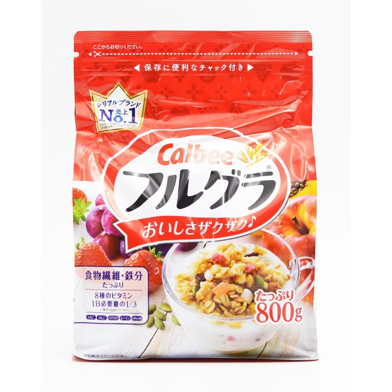 [CHÍNH HÃNG] Ngũ cốc hoa quả Calbee nhập khẩu từ Nhật Bản, siêu ngon, date mới