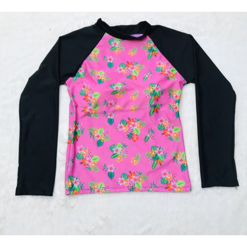 Bộ Bơi Nữ Áo Tay Dài Màu Kèm Quần Đen Dài Nhiều Mẫu,Áo sẵn mút ngực free size 40 đến 60 ký