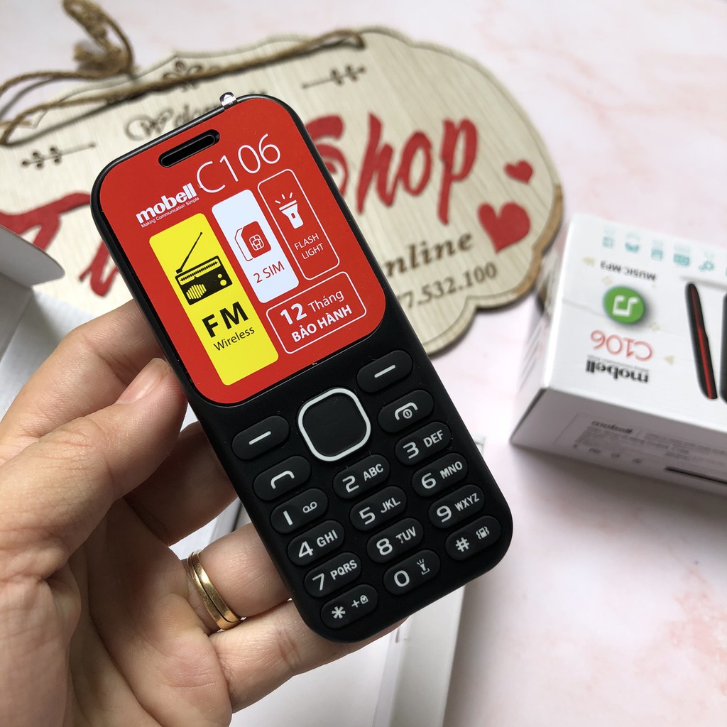 Điện thoại Mobell C106 2sim - Bảo hành chính hãng 12 tháng