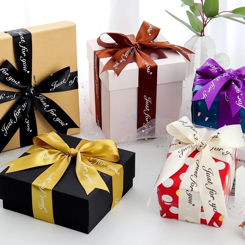 Cuộn Dây Ruy Băng Polyester 25mm * 10m In Họa Tiết Hoa Trang Trí Đa Ứng Dụng