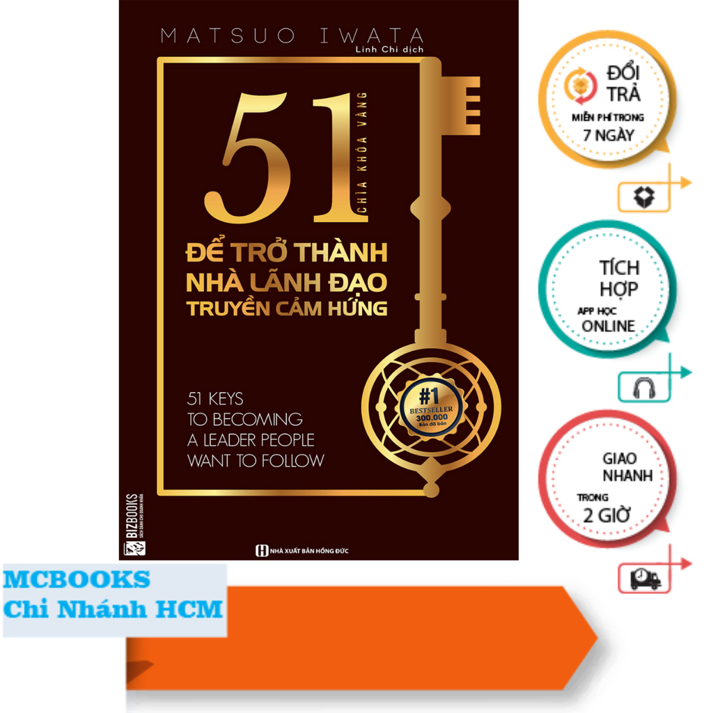 Sách - 51 Chìa Khóa Vàng Để Trở Thành Nhà Lãnh Đạo Truyền Cảm Hứng Mcbooks