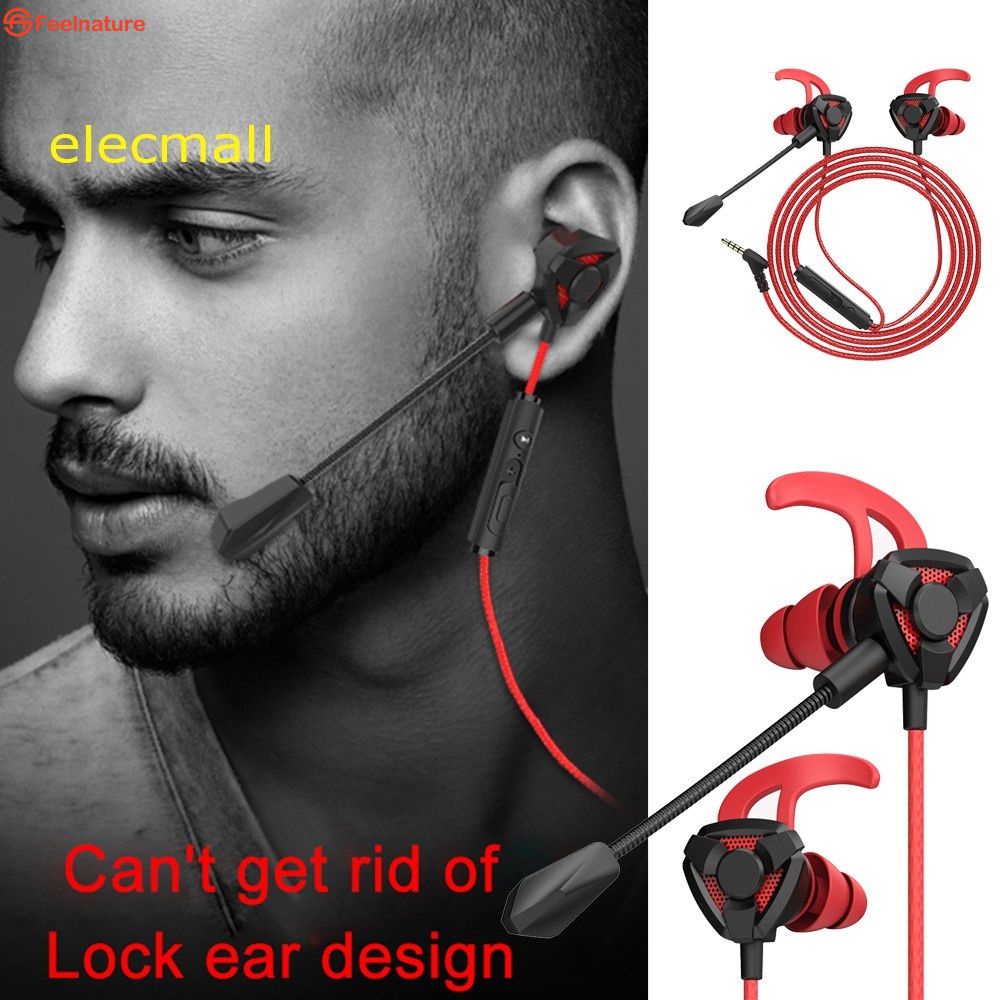 2022 New G9 Xách Tay Năng Động Tiếng Ồn Noise Cancelling Trong-Ear Có Dây Cuộc Gọi Tai Nghe Chơi Game Máy Tính Tai Nghe Stereo Microphone G6 CẢM THẤY
