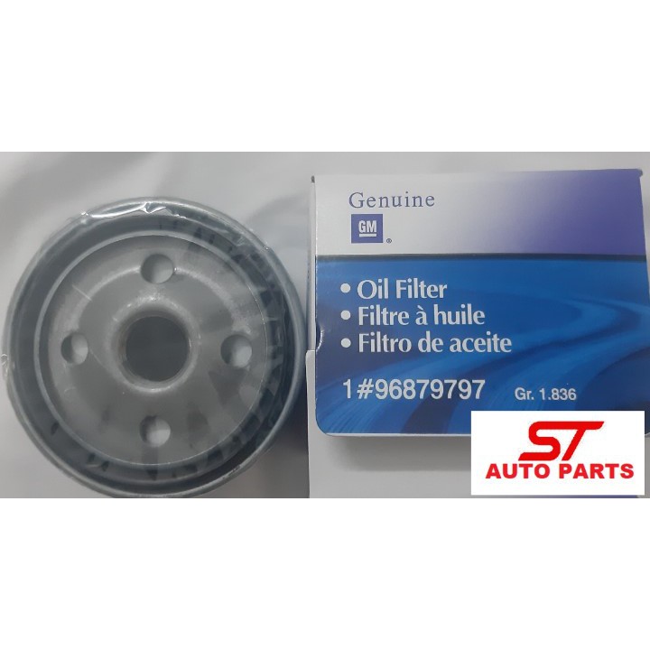 Lọc nhớt Aveo, Lanos, Nubira, Lacety, cruze số sàn, Captiva lọc sắt / Mã 96879797