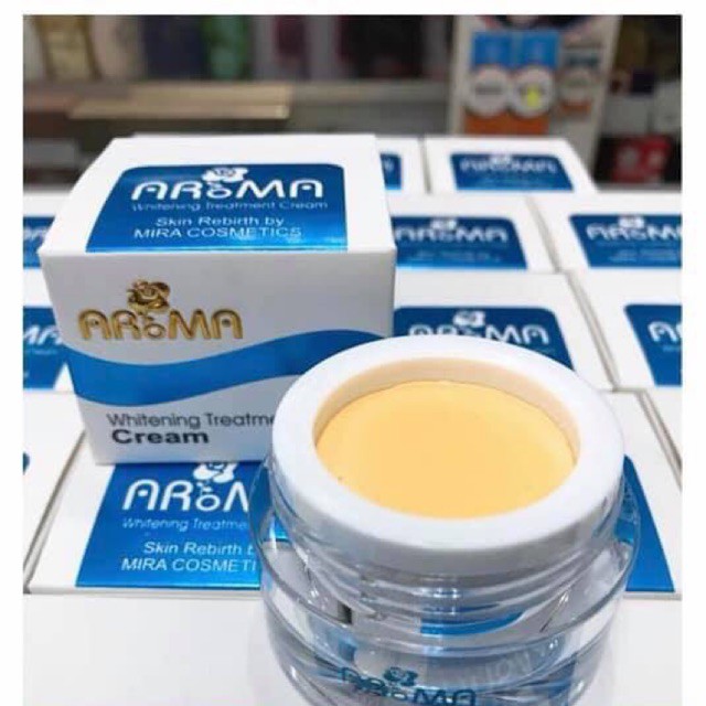 Kem Trắng Da Aroma Mira Whitening Treatment Cream 18g