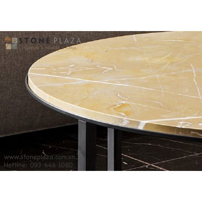 ĐÁ MARBLE VÀNG CHANH VÂN CHỈ TRẮNG (AMARILLO MARES MARBLE)