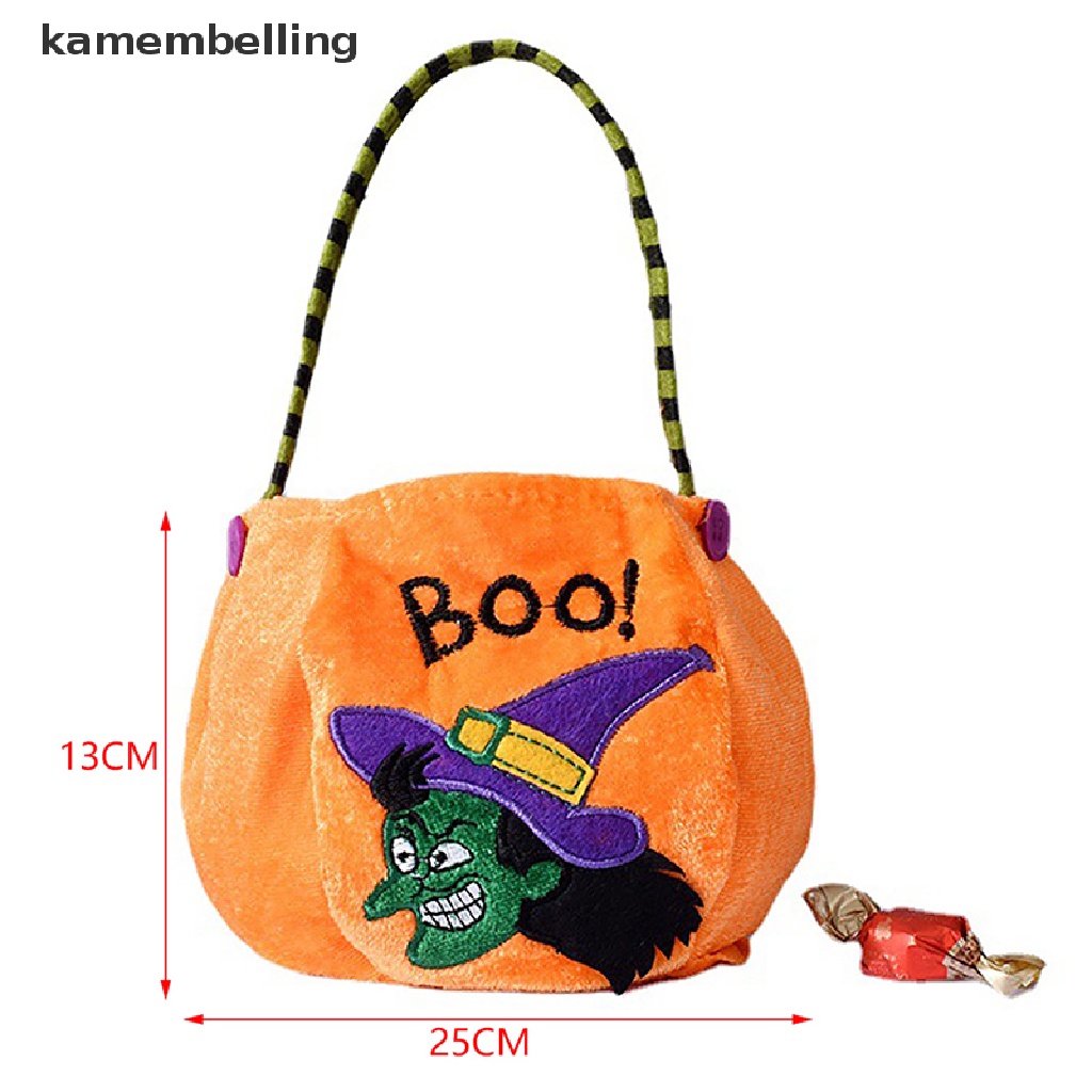 Túi Đựng Kẹo Halloween 2022 Hình Bí Ngô / Phù Thủy / Mèo Đen