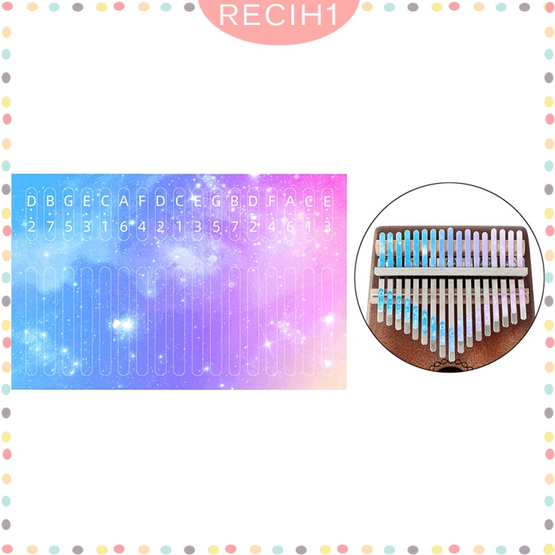 Bộ Miếng Dán Phím Đàn Kalimba Dùng Cho Học Nhạc