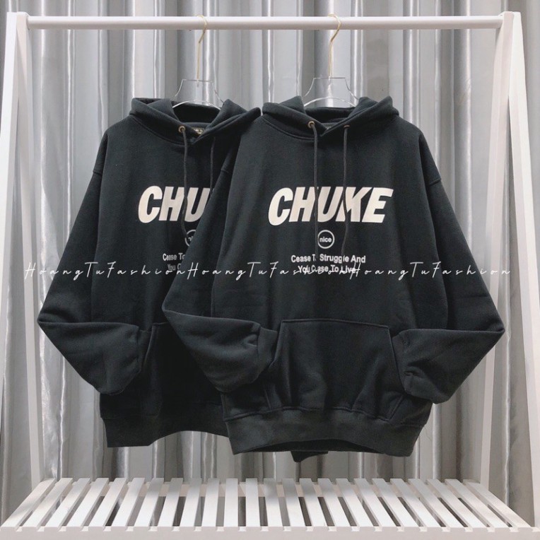 Áo khoác Hoodie form rộng sweater nỉ Ulzzang CHUKE Hot trend Thời Trang Thu Đông siêu đẹp | BigBuy360 - bigbuy360.vn