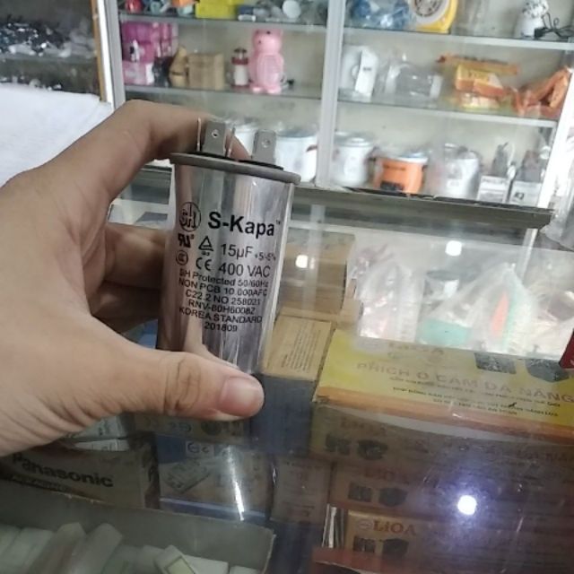 Tụ Ngậm 15UF/400VAC