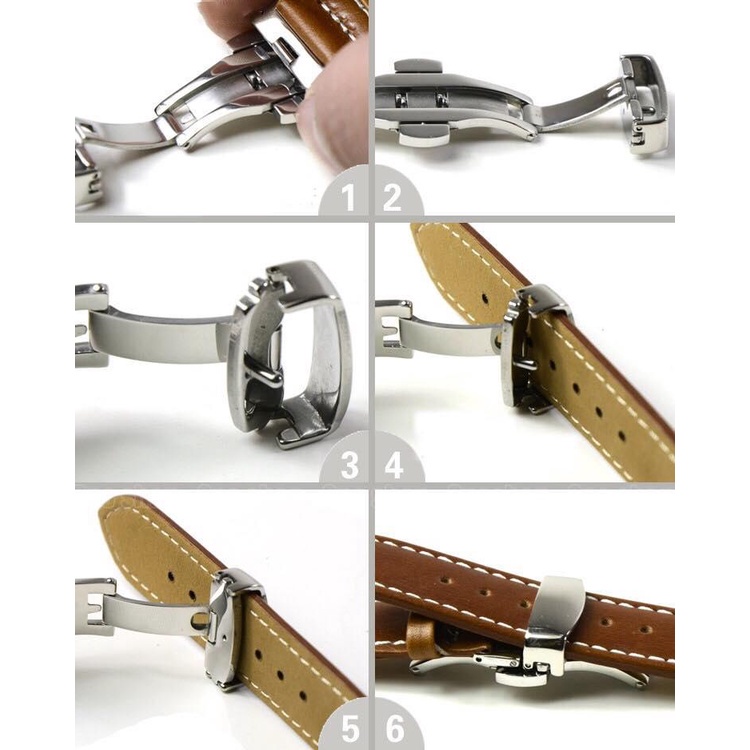 Dây đồng hồ da đà điểu siêu bền cao cấp xịn