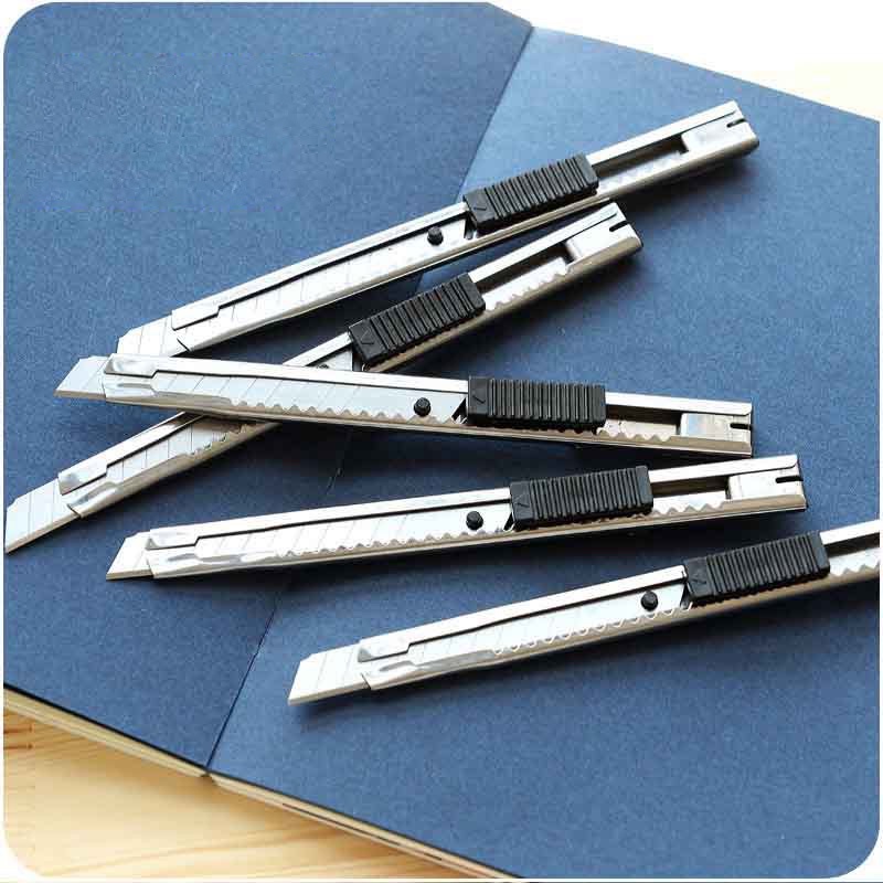 Dao Rọc Giấy Mini Bằng Kim Loại Không Gỉ - Dao Rọc Giấy Văn Phòng Phẩm