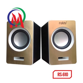 [HÀNG ĐẸP, GIÁ RẺ, ÂM THANH HAY] Loa vi tính 2.0 Ruizu RS-610 màu ngẫu nhiên