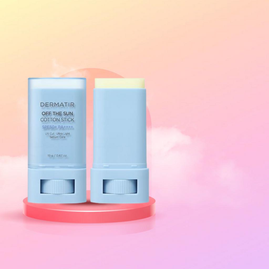 Kem Chống Nắng Dạng Thỏi DERMATIR Off The Sun Cotton Stick 19g