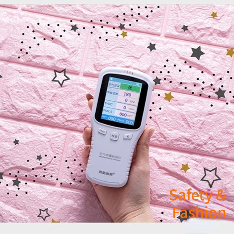 Miếng dán tường trang trí phòng khách/phông nền TV tự dính ba chiều 3D DIY