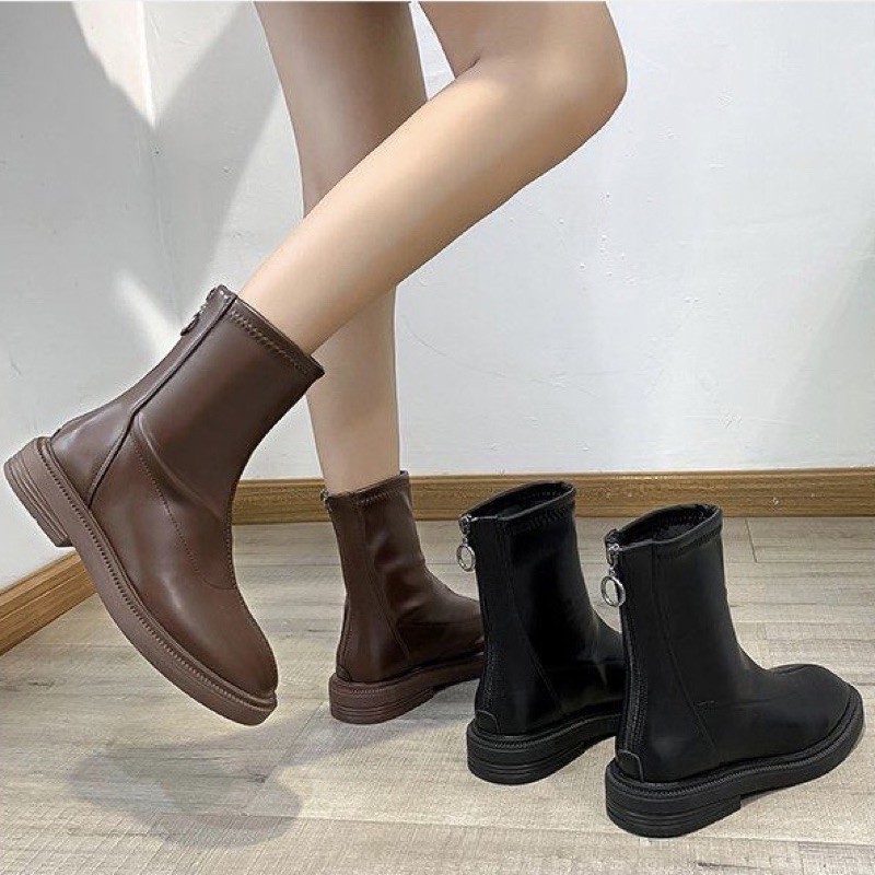 [Mã FASHIONGREEN15 giảm 10% tối đa 30k đơn từ 99k] {SẴN} BOOTS DA ĐẾ BỆT | CÓ LÓT LÔNG | HÀNG LOẠI 1 | BigBuy360 - bigbuy360.vn