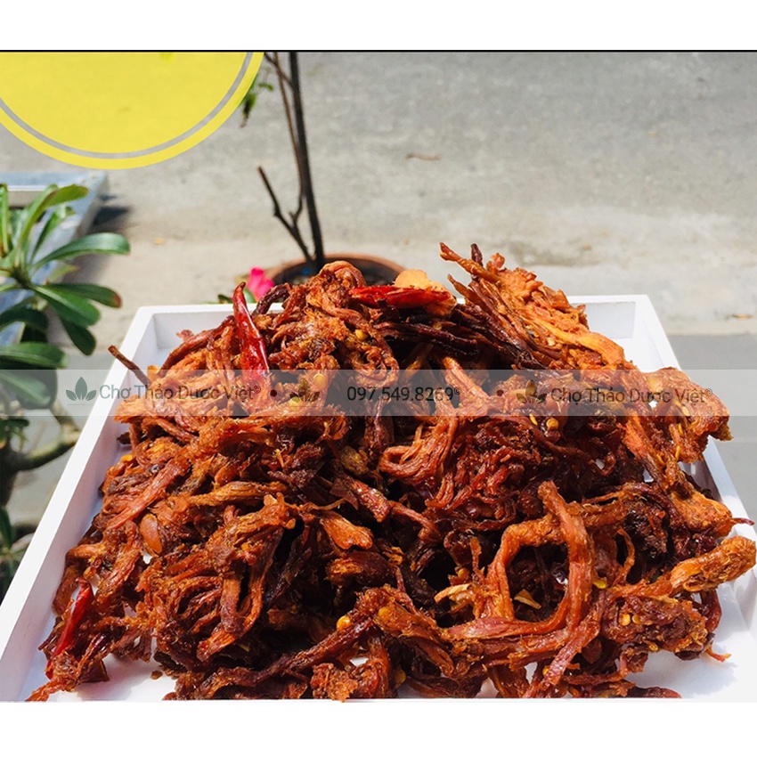 Heo khô cháy tỏi (Khô heo ăn liền tiện lợi) 100g- Chợ Thảo Dược Việt