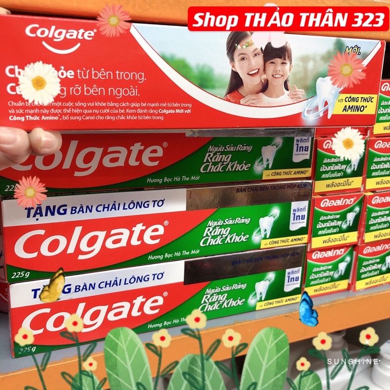 Kem Đánh Răng Colgate/ Răng Chắc Khoẻ Hương Bạc Hà 250g