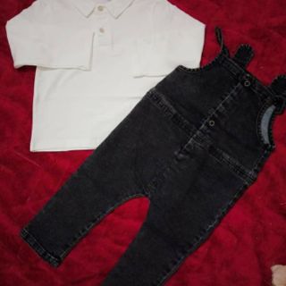 Sét yếm bò và áo cho bé