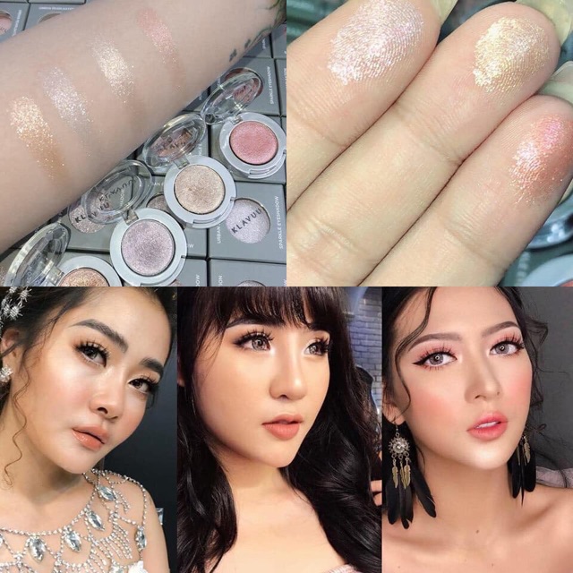 Nhũ Mắt KLAVUU URBAN PEALSATION Sparkle Eyeshadow Lấp Lánh Siêu Lì Không Trôi Nhũ