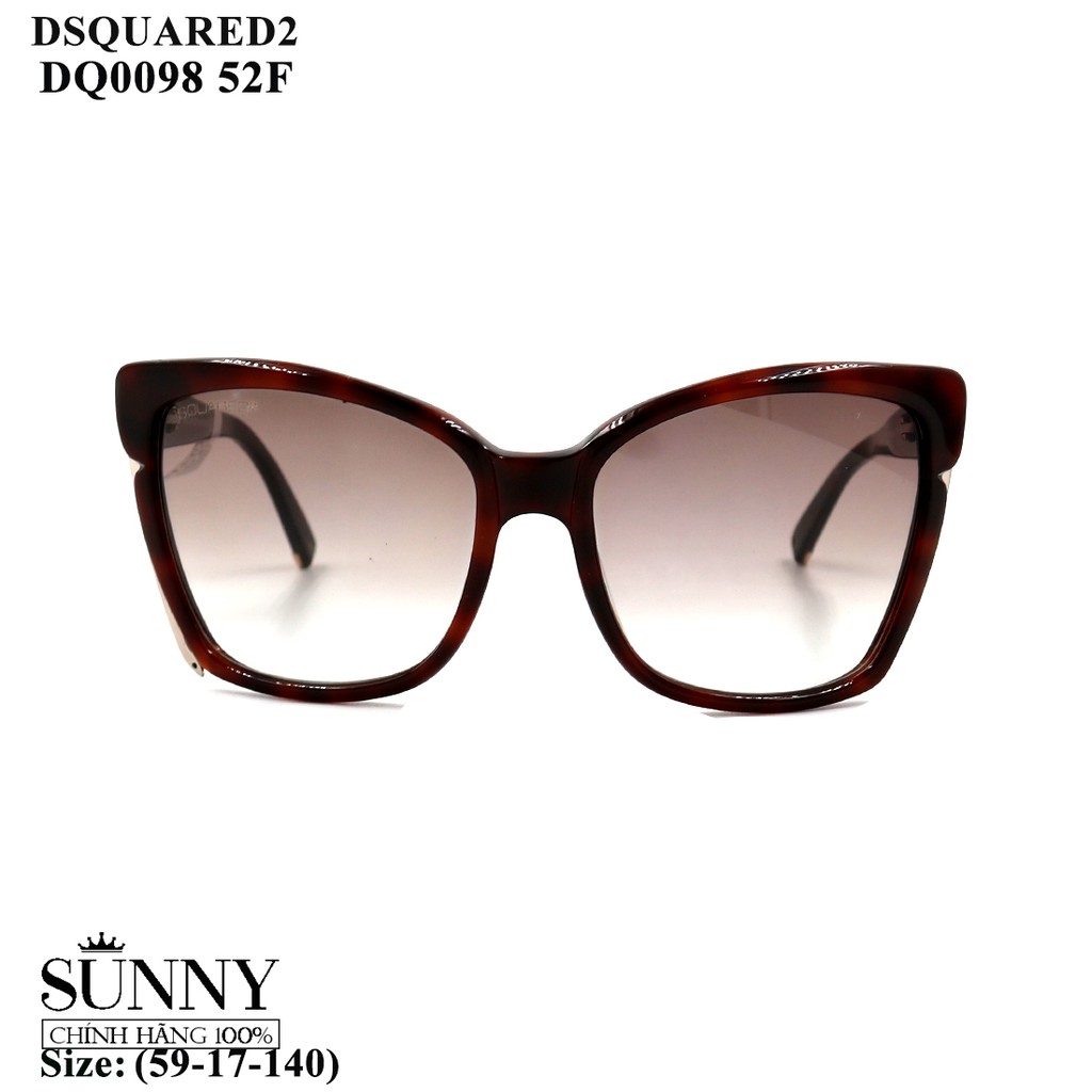 (Hàng chính hãng) Kính mát nam nữ Dsquared2 DQ0098 màu sắc thời trang