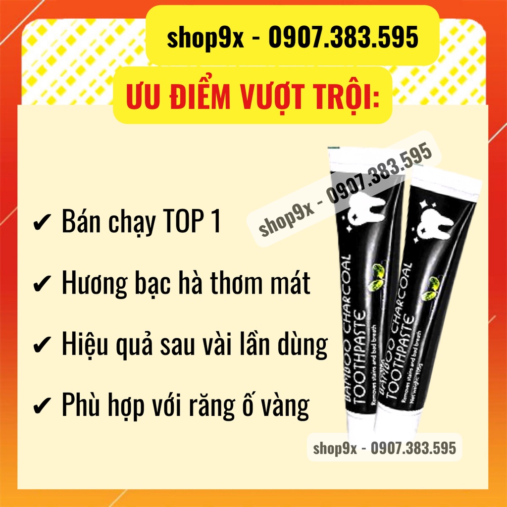 Kem Đánh Răng Than Tre Bạc Hà 100gr