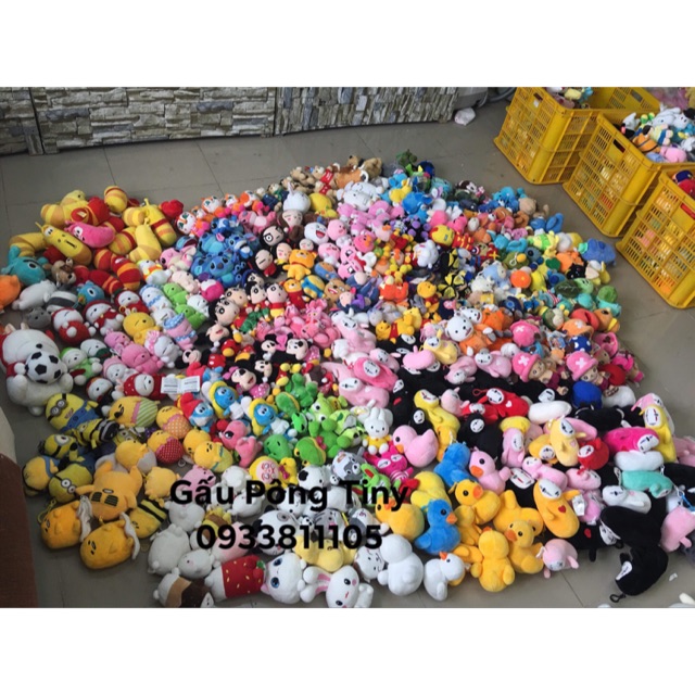 Set 50 Gấu bông mini size 10-15cm