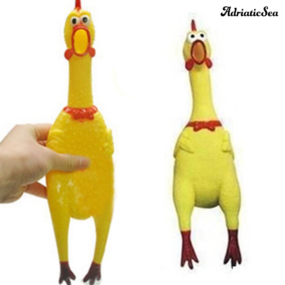 Đồ chơi hình con gà phát ra tiếng kêu giúp giảm căng thẳng kích thước 17cm