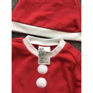 Váy H&M đỏ kèm mũ 4-5kg