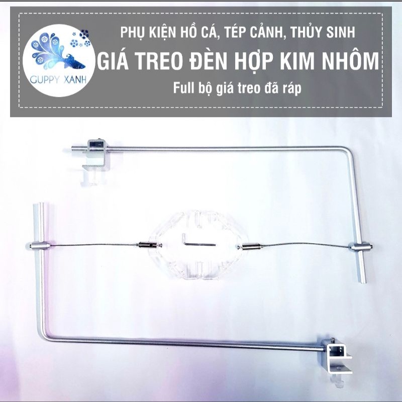 Giá treo đèn thủy sinh bằng hợp kim nhôm - Nhỏ gọn thẩm mỹ thích hợp treo đèn cho các hồ dưới 1m