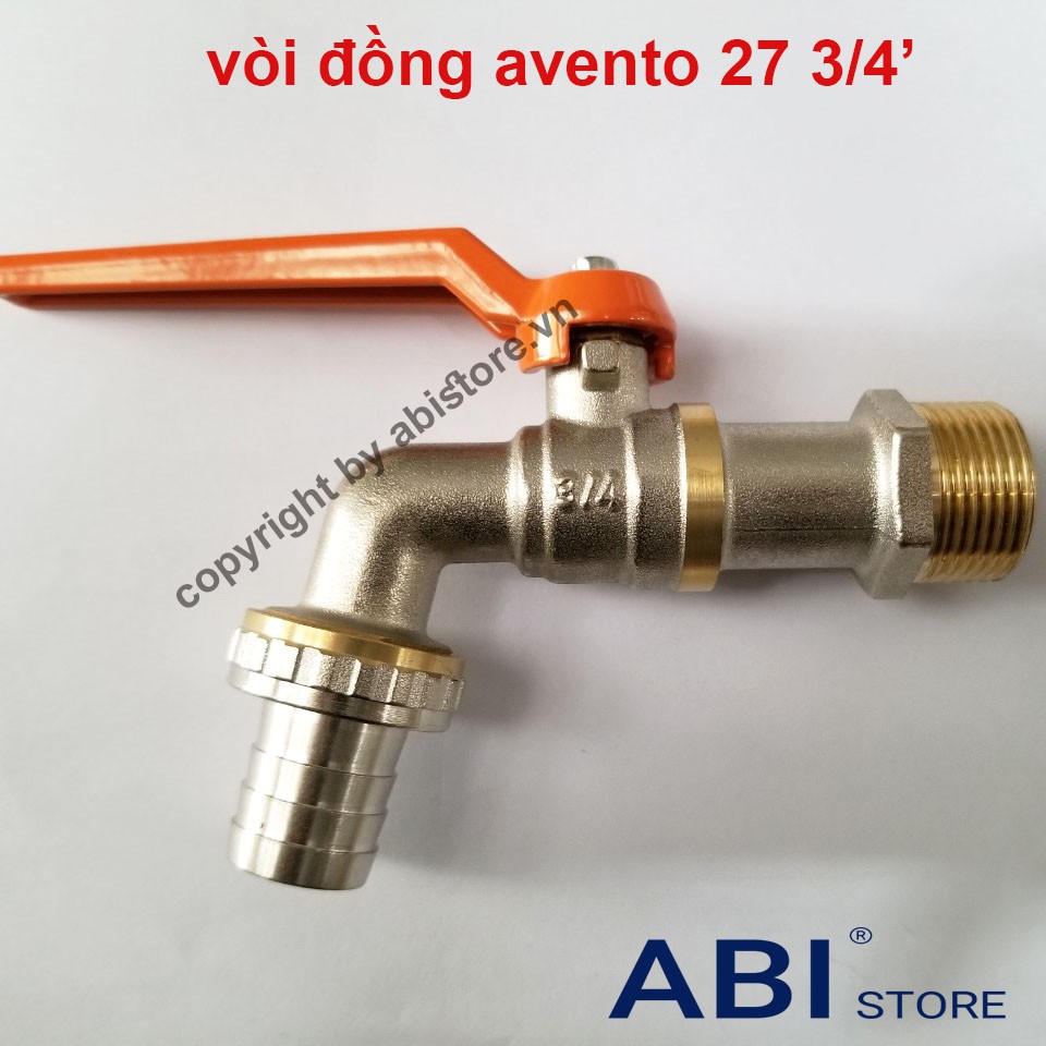 VÒI NƯỚC NHÀ TẮM AVENTO PHI 21 (1/2), PHI 27 (3/4), VÒÌ MÁY GIẶT ĐỒNG BẢO HÀNH 1 NĂM