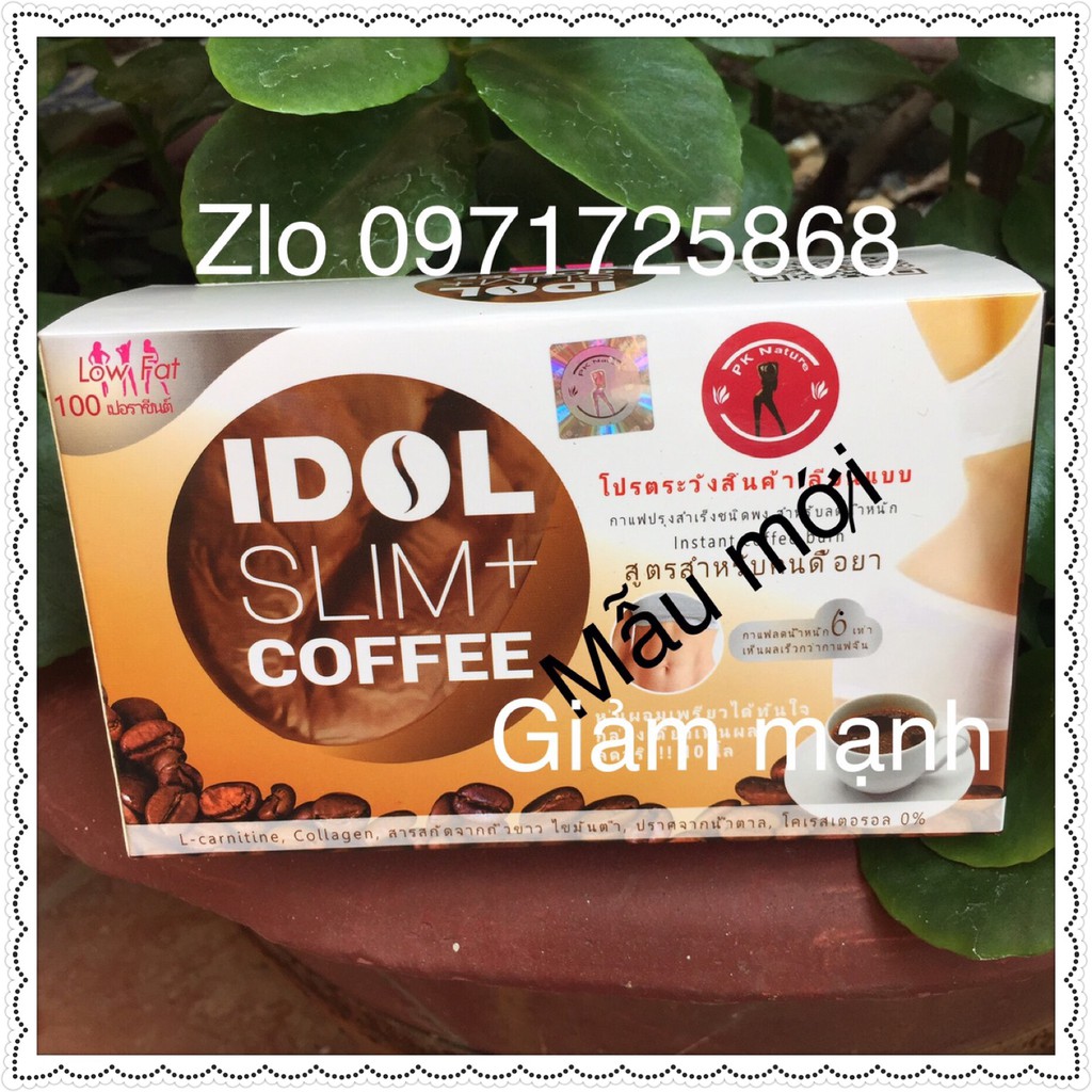 cafe giam can idol slim[mẫu mới+mẫu cũ]