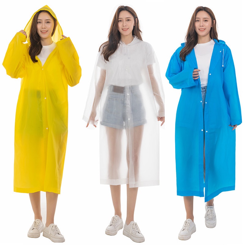 Áo mưa trùm màu sắc trẻ trung cá tính, chất liệu EVA bền đẹp