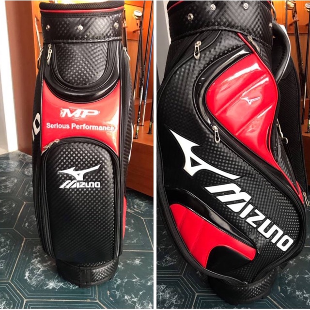 Túi đựng gậy chơi golf Mizuno túi chơi golf da PU 14 - 16 gậy chống nước chống bụi TM026