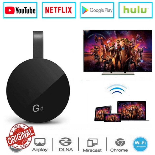 Thiết Bị Chia Sẻ Tín Hiệu Màn Hình Dongle Cho Google Chromecast 2 / 3 / 2018 Android Netflix