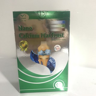 TPCN NANO CALCIUM MAXTRUST - VIÊN UỐNG BỔ SUNG CANXI - HỘP 60 VIÊN (DATE 03/2023)