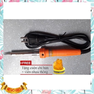 Mỏ hàn chì - Mỏ hàn thiếc 40W Asaki - Tặng 1 cuộn thiếc và 1 hộp nhựa thông