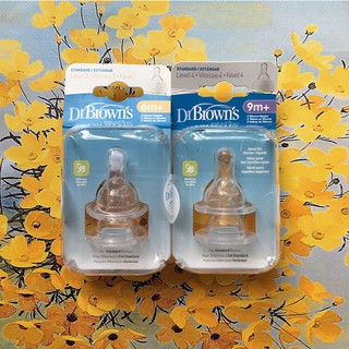 Bộ 2 chiếc đầu ti cổ thường cỡ số 1 Dr Brown 302