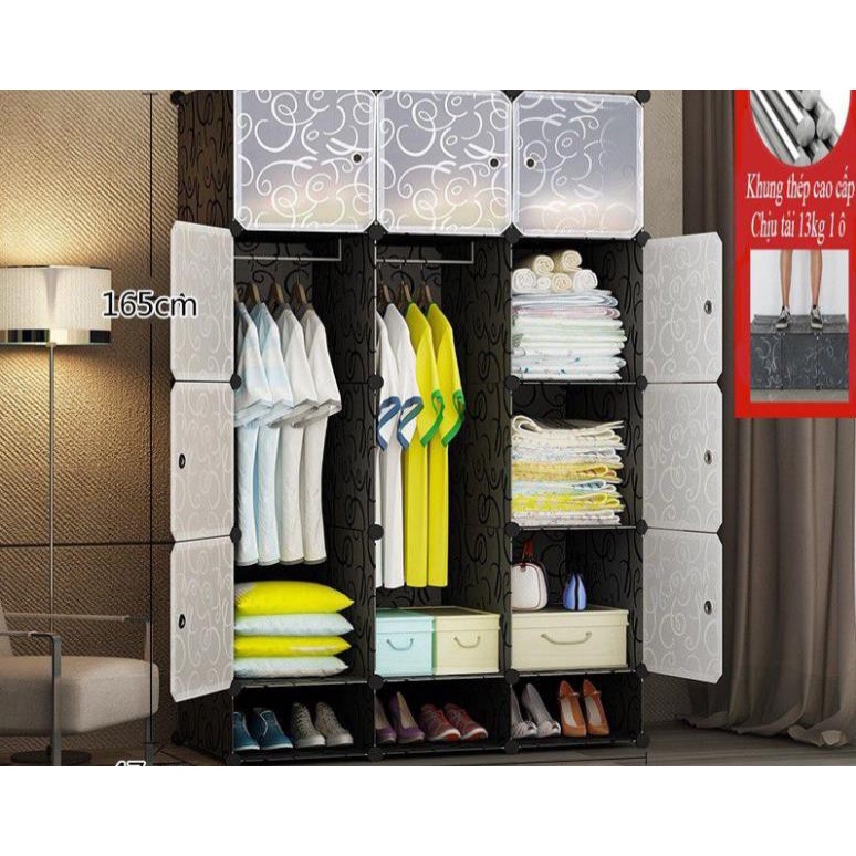 TỦ NHỰA LẮP GHÉP THÔNG MINH 15Ô (3Ô GIÀY) CHỌN HÌNH THEO PHÂN LOẠI