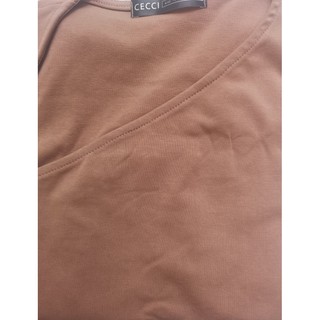 BODYSUIT DÀI TAY CỔ CHÉO CA CAO