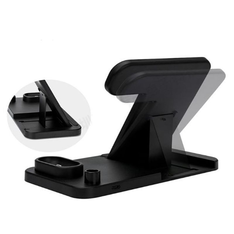 Bộ Đế Sạc Không Dây 4 Trong 1 Cho Đồng Hồ Thông Minh