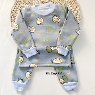 [BẢNG 2] BỘ NỈ BÔNG CỔ CHUI CHO BÉ (5-14.5KG) (SP000729)