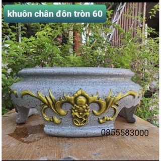 khuôn đúc chân đôn tròn 60 ( không chậu)