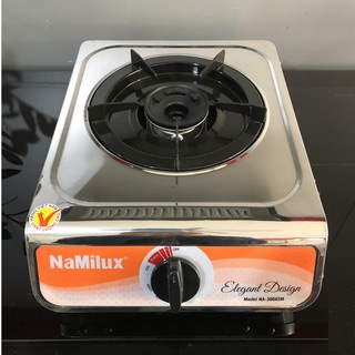 Bếp Gas Đơn Namilux-NA-300A SM,mặt Inox-bếp tốt,an toàn,khoẻ,tiết kiệm ga kèm Van Dây,chính hãng,giá rẻ